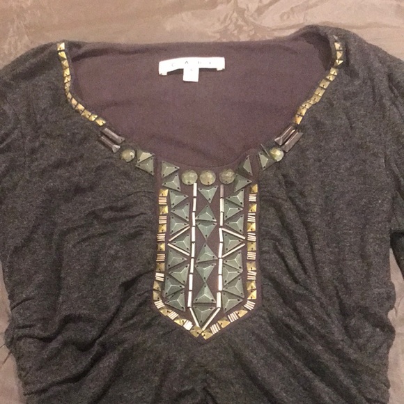 CAbi embellished long sleeved fitted shirt - Picture 4 of 5